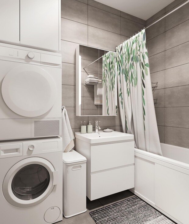 Фото из портфолио 2шка ЖК Лефортово парк 60м2 – фотографии дизайна интерьеров на INMYROOM