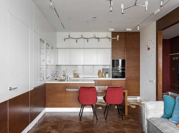 Фото из портфолио Квартира 74,6 кв.м. ЖК "Лица" Реализованный проект – фотографии дизайна интерьеров на INMYROOM