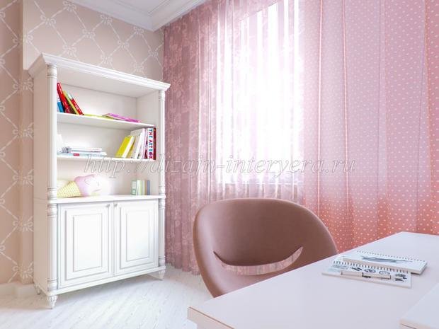 Фото из портфолио Проект детской комнаты для девочки – фотографии дизайна интерьеров на INMYROOM