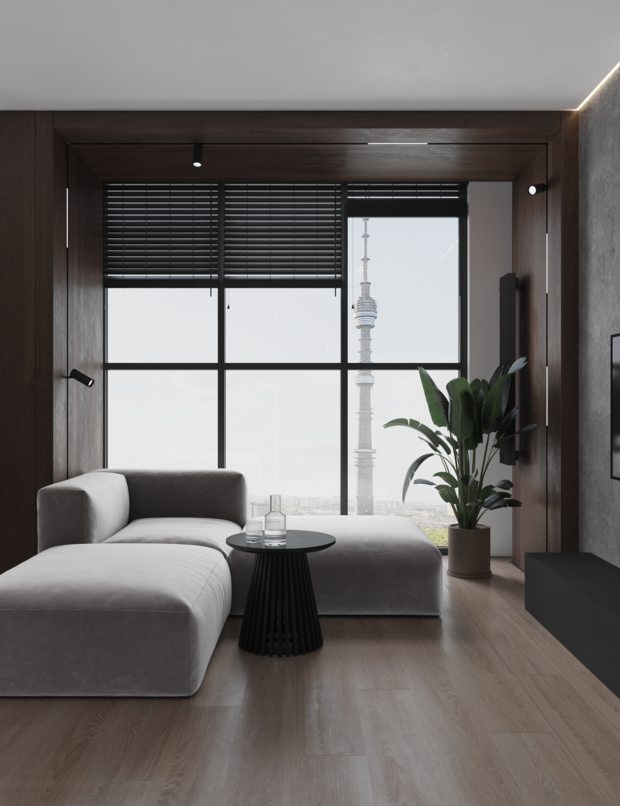 Фото из портфолио Как разместить на 43 кв.метрах  разместить 7 функциональных зон  – фотографии дизайна интерьеров на INMYROOM