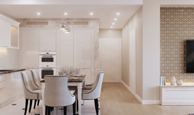 Фото из портфолио Квартира на берегу моря – фотографии дизайна интерьеров на INMYROOM