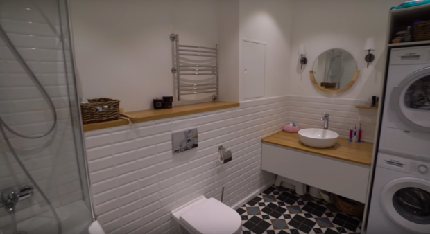 Фотография: Ванная в стиле Скандинавский, Кухня и столовая, Детская, Спальня, Гардеробная, Ремонт на практике, 3 комнаты – фото на INMYROOM