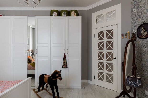 Фотография: Спальня в стиле Скандинавский, Эклектика, Квартира, Проект недели, Санкт-Петербург, 3 комнаты, Более 90 метров, Анна Плакунова – фото на INMYROOM