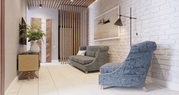Фото из портфолио Артквартира 76 кв.м – фотографии дизайна интерьеров на INMYROOM