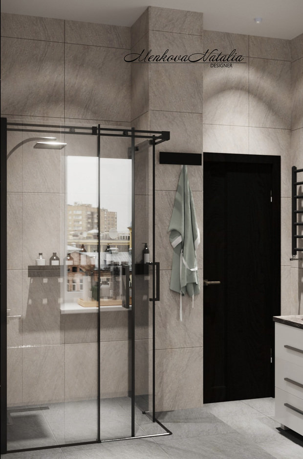 Фото из портфолио Ванная комната 5 м2 – фотографии дизайна интерьеров на INMYROOM