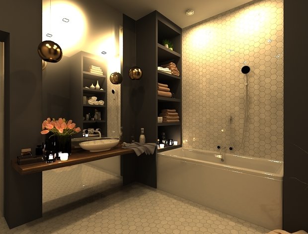 Фото из портфолио Проект квартиры в Уфе – фотографии дизайна интерьеров на INMYROOM