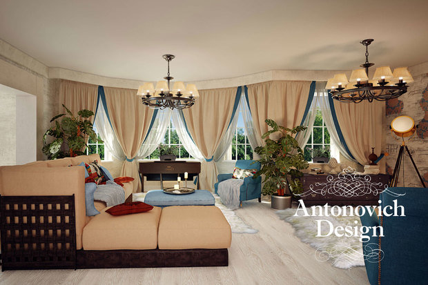 Фото из портфолио Дизайн проект для звезд от студии ANTONOVICH DESIGN. Уютное гнездышко Пресняковых. – фотографии дизайна интерьеров на INMYROOM