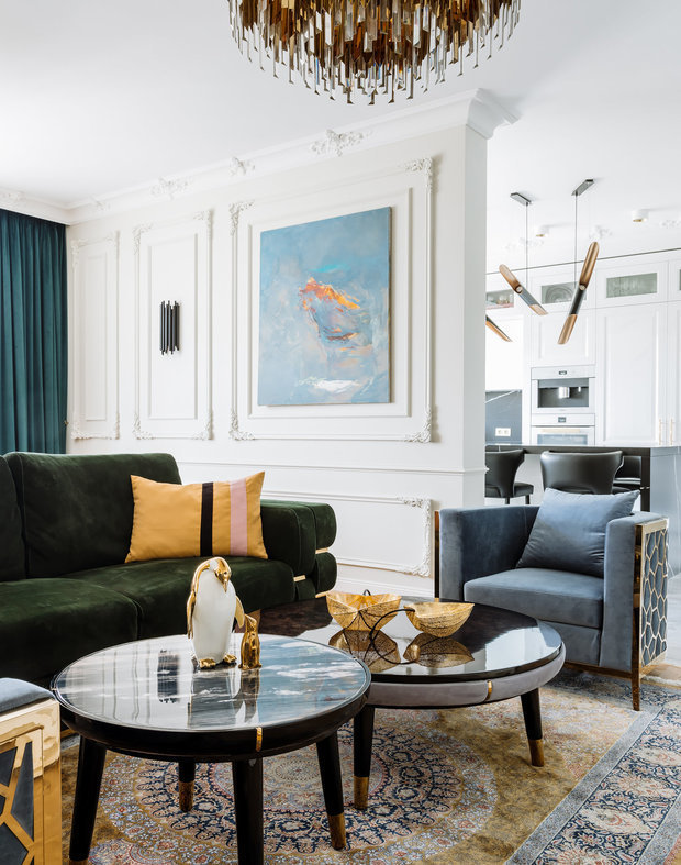 Фотография: Гостиная в стиле Классический, Современный, Гид – фото на INMYROOM