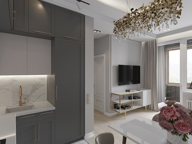 Фото из портфолио Квартира 45 м2. Простые истины – фотографии дизайна интерьеров на INMYROOM