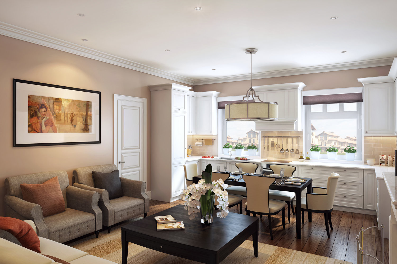 Фото из портфолио Таунхаус 120 м2 в поселке "Бристоль" – фотографии дизайна интерьеров на INMYROOM Фото из портфолио Таунхаус 120 м2 в поселке "Бристоль" – фотографии дизайна интерьеров на INMYROOM