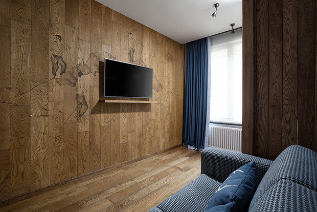 Фото из портфолио Загородная квартира в Красной поляне, 75 м2 (реализованная) – фотографии дизайна интерьеров на INMYROOM