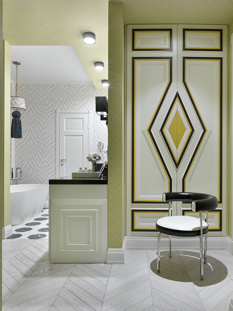 Фотография: Ванная в стиле Классический, Квартира, Проект недели, Москва, 4 и больше, Более 90 метров, Монолитно-кирпичный, Марина Жукова – фото на INMYROOM