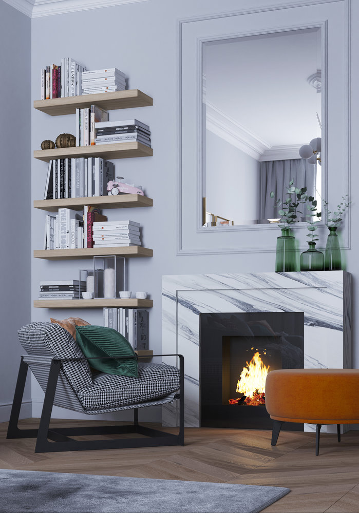 Фотография: Гостиная в стиле Современный, Квартира, Проект недели, Санкт-Петербург, 2 комнаты, 40-60 метров, Bobo.space – фото на INMYROOM