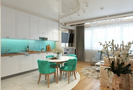 4-х комнатная квартира в ЖК 4 Сезона