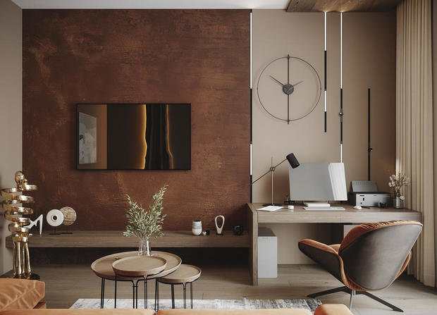 Фото из портфолио Современный стиль с яркими акцентами в ЖК Привилегия - 202 кв. метра – фотографии дизайна интерьеров на INMYROOM