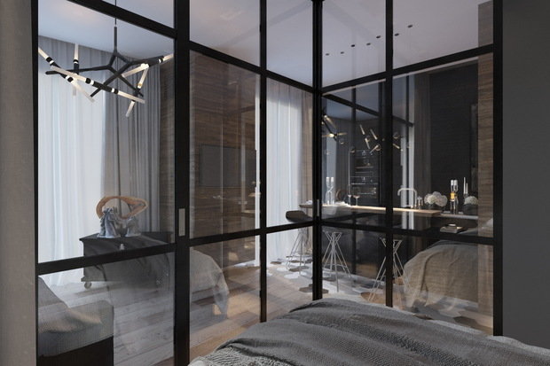 Фото из портфолио 1к квартира. Как все уместить? – фотографии дизайна интерьеров на INMYROOM
