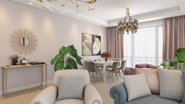 Фото из портфолио #квартирадлягульнары – фотографии дизайна интерьеров на INMYROOM