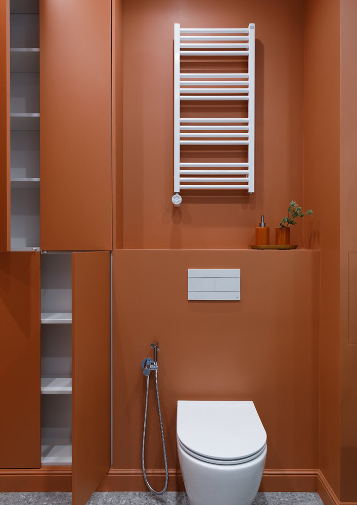 Фотография: Ванная в стиле Современный, Квартира, Проект недели, Санкт-Петербург, 2 комнаты, 40-60 метров, Юлия Бабинцева, YUHOME design – фото на INMYROOM