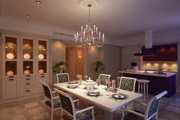 Фотография: Кухня и столовая в стиле Классический, Гостиная, Советы – фото на INMYROOM
