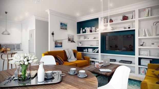 Фотография: Гостиная в стиле Скандинавский, Декор интерьера, Квартира, Дом, Декор – фото на INMYROOM