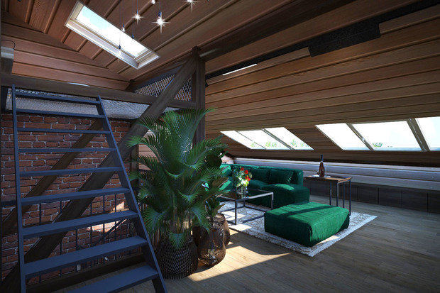 Фото из портфолио Загородный коттедж  – фотографии дизайна интерьеров на INMYROOM