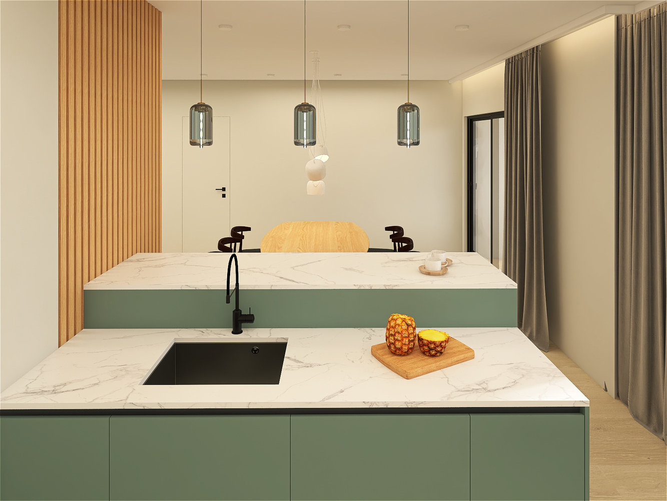 Фото из портфолио Минималистичная квартира 91м2 в Москве для семьи с двумя детьми – фотографии дизайна интерьеров на INMYROOM Фото из портфолио Минималистичная квартира 91м2 в Москве для семьи с двумя детьми – фотографии дизайна интерьеров на INMYROOM