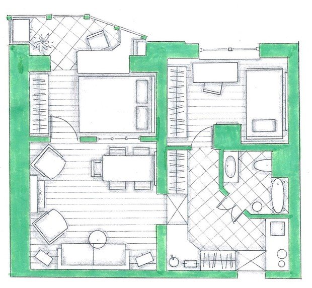 Фото из портфолио "Мопсомания" – фотографии дизайна интерьеров на INMYROOM