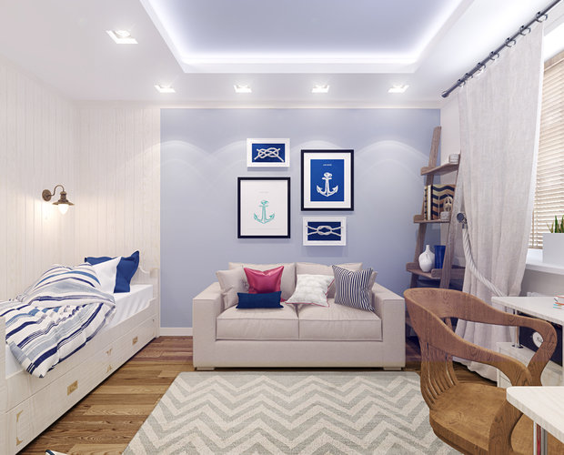 Фото из портфолио Улица Болотникова, 105 м2 – фотографии дизайна интерьеров на INMYROOM