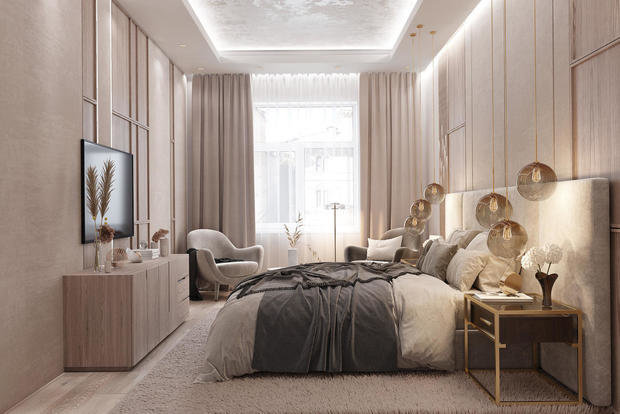 Фото из портфолио Современная классика в ЖК Русский Дом - 170 метров – фотографии дизайна интерьеров на INMYROOM