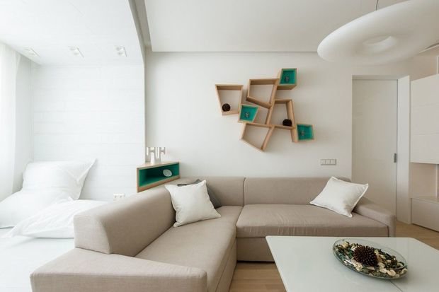 Фотография: Гостиная в стиле Минимализм, Декор интерьера, Квартира, Дом – фото на INMYROOM