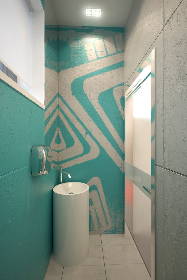 Фото из портфолио Раздевалки в штаб-квартире Eforb – фотографии дизайна интерьеров на INMYROOM