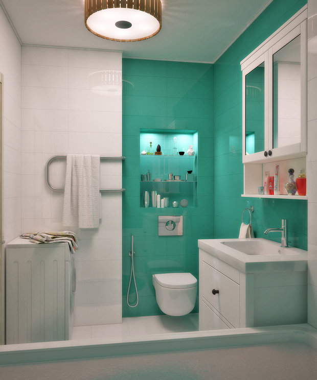Фото из портфолио Ванные – фотографии дизайна интерьеров на INMYROOM