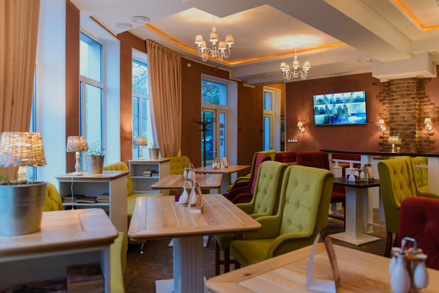 Фото из портфолио Реализованный проект кафе в г. Севастополе – фотографии дизайна интерьеров на INMYROOM