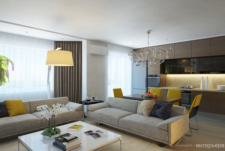 Современная 3-х комнатная квартира