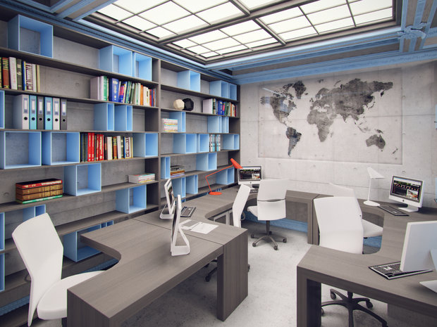 Фото из портфолио Объект №24(офис) – фотографии дизайна интерьеров на INMYROOM