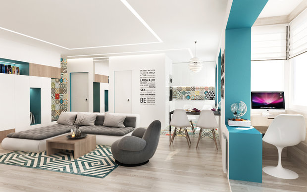 Фото из портфолио Квартира-студия в Москве – фотографии дизайна интерьеров на INMYROOM