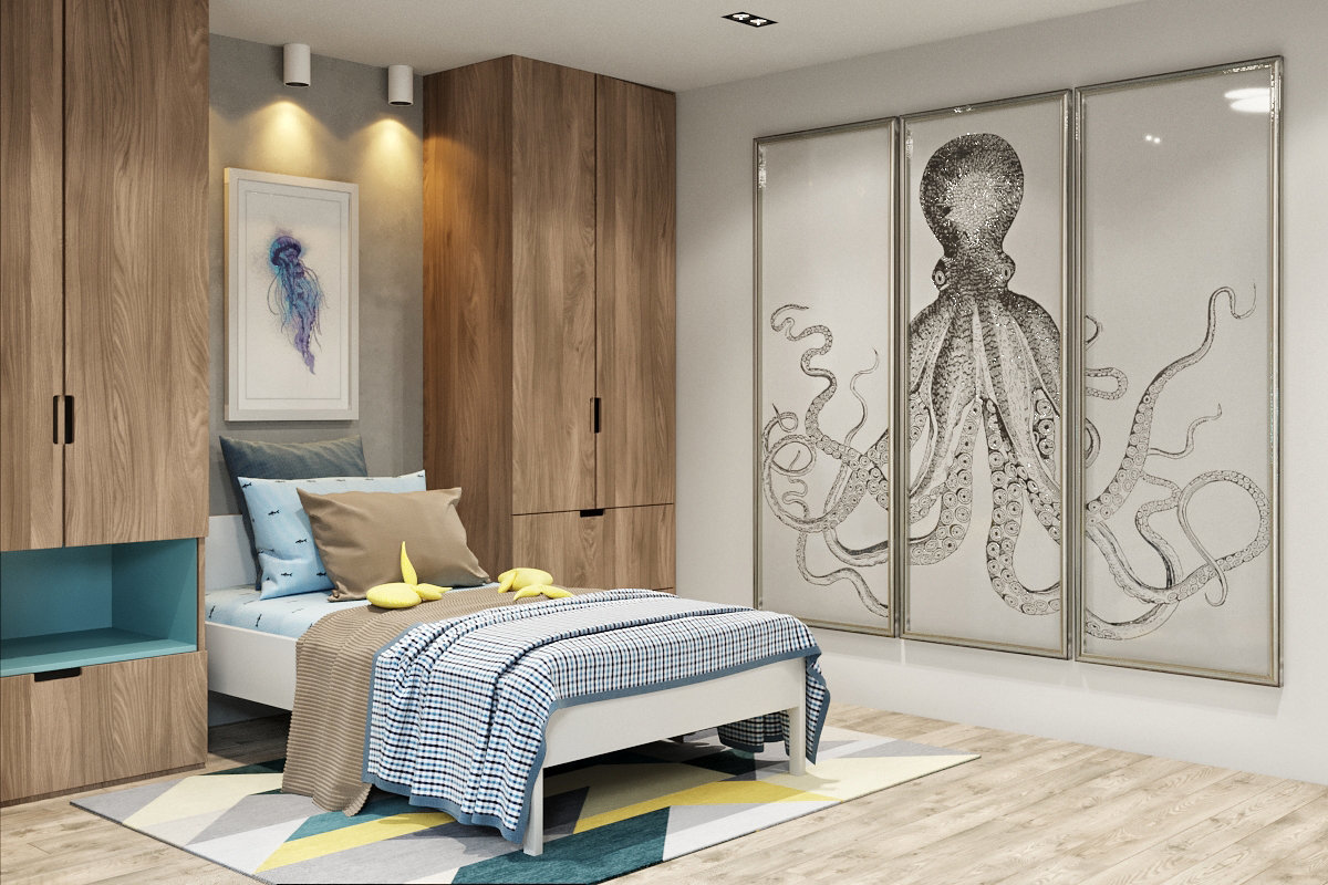 Фотография: Детская в стиле Современный, Эко, Квартира, Проект недели, Монолитный дом, 3 комнаты, 60-90 метров, Днепропетровск, PARA Studio – фото на INMYROOM