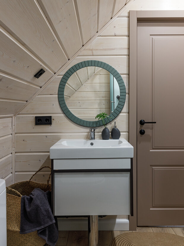 Фотография: Ванная в стиле Современный, Дом, Проект дня, Дом и дача, 4 и больше, Более 90 метров, Уфа, Лариса Байракова – фото на INMYROOM