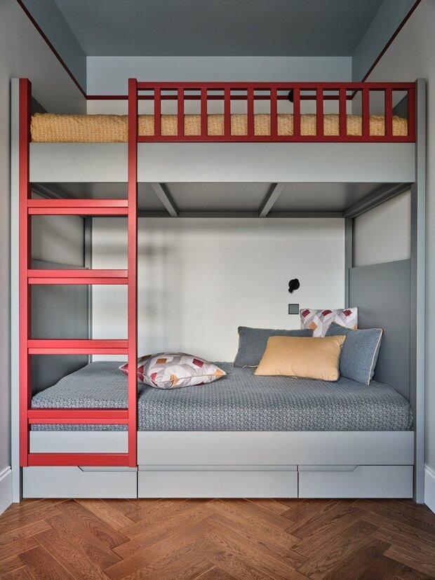 Фотография: Детская в стиле Современный, Классический, Квартира, Проект дня, Москва, Инна Величко, Сталинка, 4 и больше, Более 90 метров – фото на INMYROOM