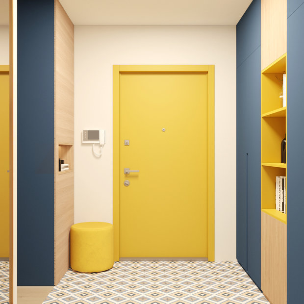 Фото из портфолио Квартира в скандинавском стиле в ЖК Галактика – фотографии дизайна интерьеров на INMYROOM