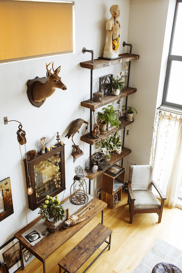 Фото из портфолио Эпатажный и необычный дом в Бруклине – фотографии дизайна интерьеров на INMYROOM