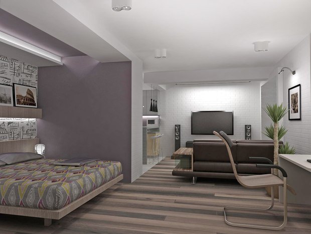 Фотография: Офис в стиле Современный, Хай-тек, Квартира, Дома и квартиры, Проект недели – фото на INMYROOM