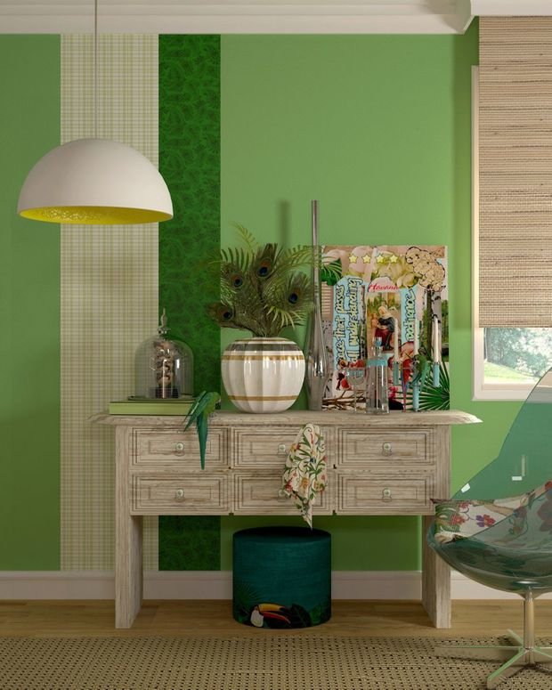 Фото из портфолио Зеленый цвет – фотографии дизайна интерьеров на INMYROOM