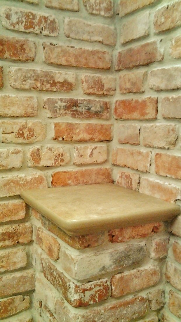 Фото из портфолио #Lofter Плитка из старинного кирпича – фотографии дизайна интерьеров на InMyRoom.ru