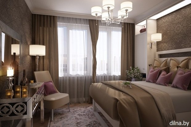 Фото из портфолио ЖАСМИН - спальня 11 м2 – фотографии дизайна интерьеров на INMYROOM