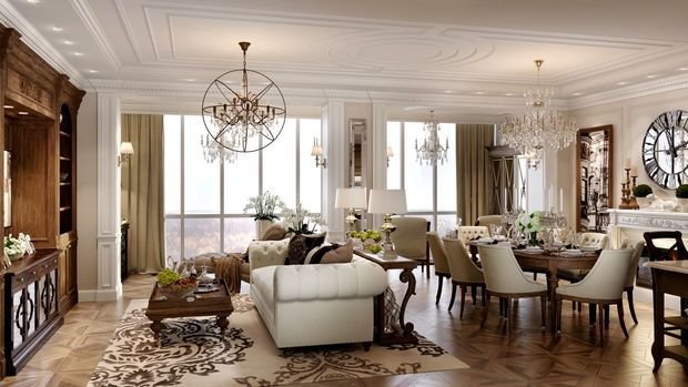 Фото из портфолио Две квартиры в одной и палуба в ванной – фотографии дизайна интерьеров на INMYROOM