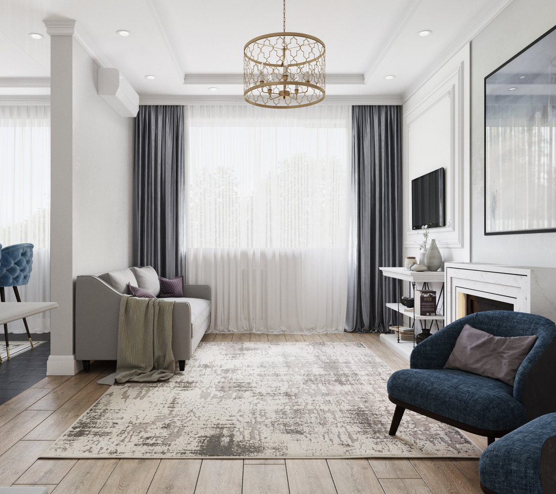 Фотография: Гостиная в стиле Классический, Современный, Квартира, Проект недели, Московская область, Ольга Розина, 2 комнаты, 60-90 метров, Монолитно-кирпичный – фото на INMYROOM Фотография: Гостиная в стиле Классический, Современный, Квартира, Проект недели, Московская область, Ольга Розина, 2 комнаты, 60-90 метров, Монолитно-кирпичный – фото на INMYROOM