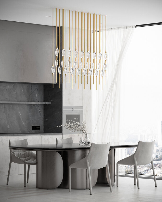 Фото из портфолио ЖК Capital Towers - Дизайн интерьера квартиры 100 м.кв. – фотографии дизайна интерьеров на INMYROOM