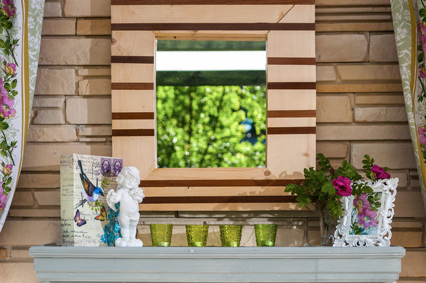 Фотография: Балкон, Терраса в стиле Прованс и Кантри, Кухня и столовая, Дом, Дома и квартиры, Камин, Беседка – фото на INMYROOM