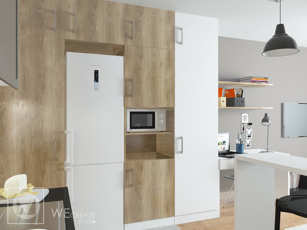 Фото из портфолио Smart-квартира, 27 м.кв. – фотографии дизайна интерьеров на INMYROOM